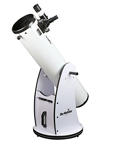 Sky-Watcher Classic 200 Dobsonian 8-inch Telescope – Solid-Tube – Simple, Traditional Design – Easy to Use, Perfect for Beginners, White (S11610)