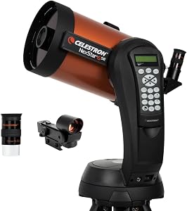 Celestron NexStar 6SE Computerized Telescope – 6-Inch Schmidt-Cassegrain Optical Tube – Fu