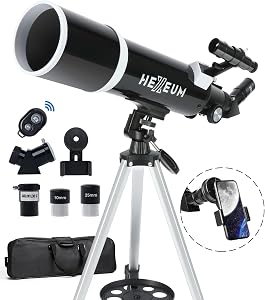 Koolpte Telescope for Adults & Beginner Astronomers - 80mm Aperture 600mm Fully Multi-