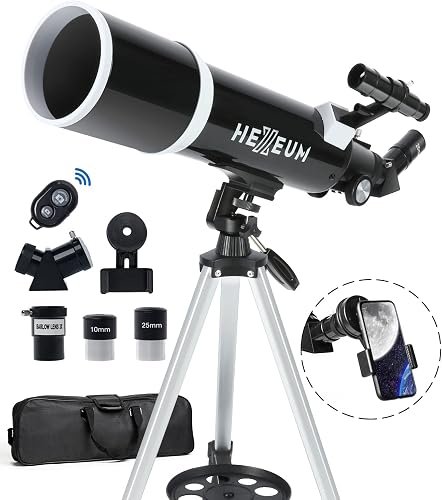 Koolpte Telescope for Adults & Beginner Astronomers - 80mm Aperture 60 — Build quality and design details up close