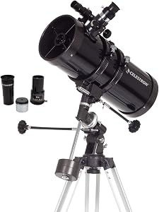 Celestron - PowerSeeker 127EQ Telescope - Manual German Equatorial Telescope for Beginners