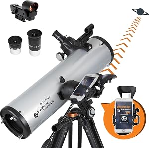 Celestron StarSense Explorer DX 130AZ App-Enabled Telescope – 130mm Newtonian Reflector wi
